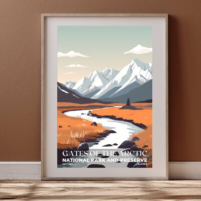 Gates of the Arctic National Park and Preserve Poster, Travel Art, Office Poster, Home Decor | S3 - image4